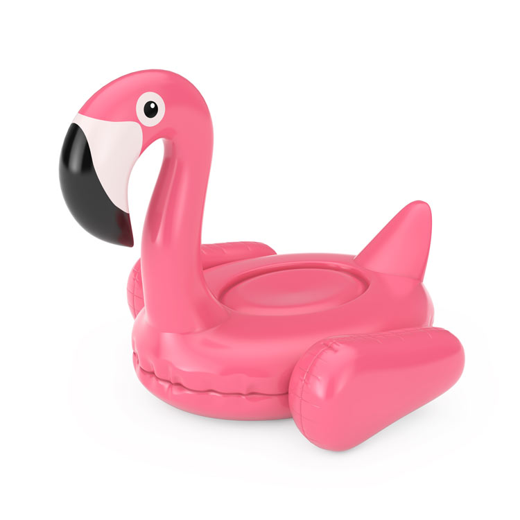 Inflatable Flamingo in Pool